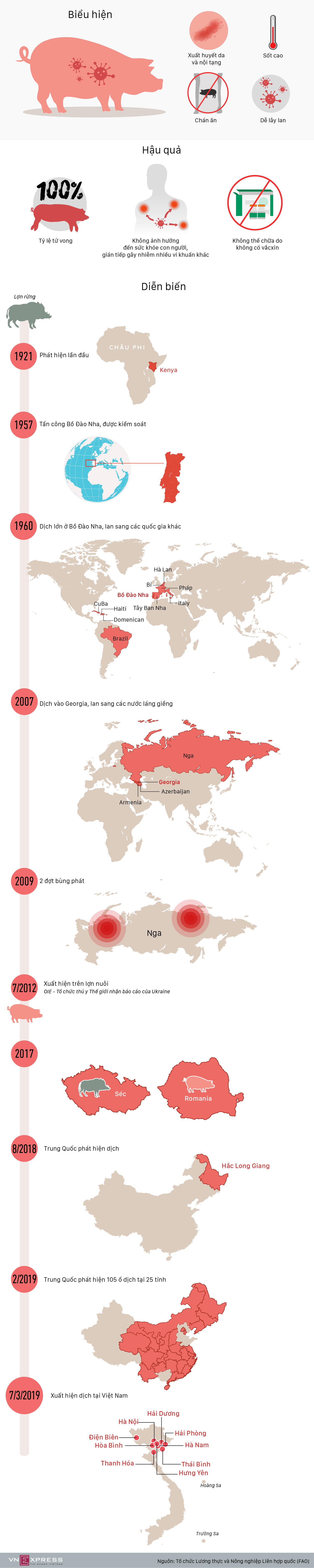 Gần 100 năm dịch tả lợn châu Phi bùng phát lan đến Việt Nam